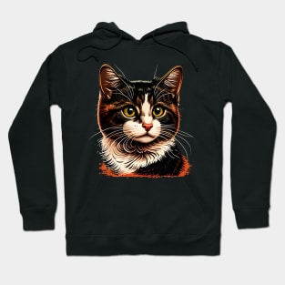 Colorful Cat Kitten Lover, Cat Dad, Cat Mom, Cat Lover Hoodie